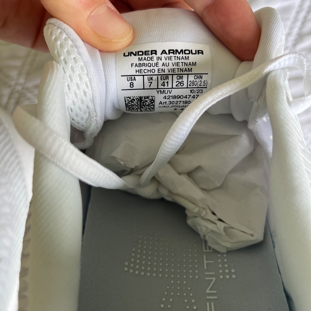NIB Under Armour Infinite Pro Hovr Sneakers - Picture 6 of 6